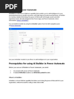 AI Builder in Power Automate