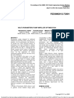 Multi-Parameters Pump Impeller Optimization.