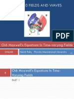 Eel 4410 Fields and Waves: Ch6 Maxwell's Equations in Time-Varying Fields