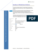 Oxford Handbook of Rehabilitation Medicine