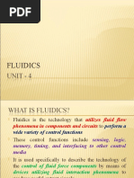 Fluidics