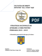 Strategia Nationala de Aparare a  Tarii.doc