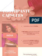 India's Growing Toothpaste Capsule Industry