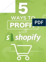 5 Ways Profit Shopify Ebook