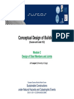 Conceptual Design of Buildings: Module C Design of Steel Members and Joints