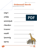 Descoper Cuvintele I Formuleaz Propoziii Fi de Lucru Cu Posibilitate de Completare Digital - Ver - 1 PDF