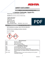 Potassium Carbonate SDS Safety Data Sheet