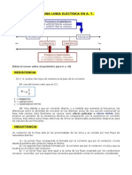 Parámetros de Una Línea Eléctrica en at