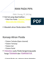 Aliran Pada Pipa