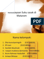Kebudayaan Suku Sasak Di Mataram