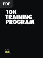 Nike Run Club 10K Training Plan PDF