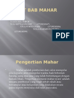 Pengertian Mahar