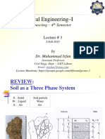 Geotechnical Engineering–I Lecture on Soil as a Three Phase System