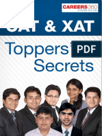 Toppers' Secrets For CAT and XAT PDF