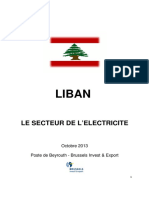 L'électricité Au Liban - Oct 2013 PDF