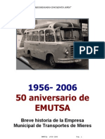 1956-2006 50 años de historia de la empresa municipal de transportes EMUTSA