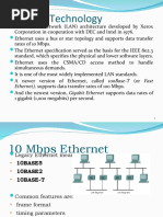 Ethernet Technology: Ethernet), Supports Data Transfer Rates of 100 Mbps