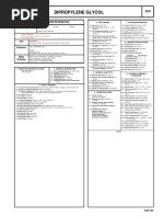 Dipropylene Glycol: Cautionary Response Information