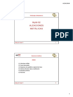 Tema 2 Aleaciones Metálicas PDF