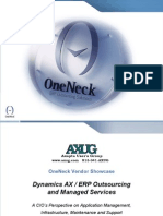 Dynamics AX, ERP Outsourcing and Managed Services by OneNeck IT Services