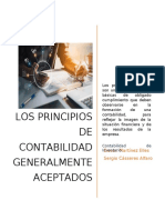 Los Principios de Contabilidad Generalmente Aceptados