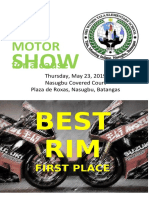 1st Motor Show for a Cause in Nasugbu