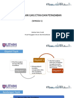 MINGGU 1 Pengenalan Ilmu Etika Dan Peradaban PDF