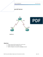 Chapter 6 Lab 6-1, Configure NAT Services Topology.: Ccnpv7 Route