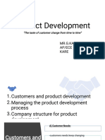 Product Development