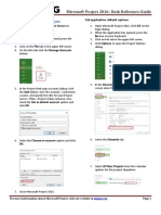 Microsoft Project 2016: Desk Reference Guide: Before Starting Your First Project