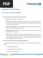 Week 1 Tutorial Exercise Introduction To Business Intelligence Task 1 Answer To Discussion Question