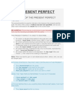 Definition of The Present Perfect Tense