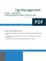 Marketing Management: Pricing chpt10&11 Understanding and Capture Customer Value