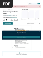 Grade 8 Computer Studies Notes - Computer Virus - Computer Data Storage - 1588518495788 PDF