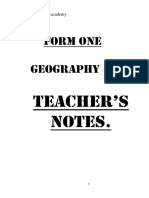 Geography Notes Form 1