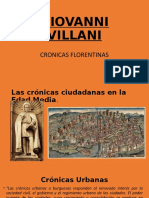 Giovanni Villani Clase Cronicas Florentinas