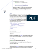 Learning JavaScript - Forms, Events and Dialog Boxes (Lesson 6) PDF