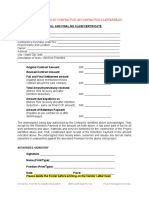 F015-Ven Bill Certify Full N Final No Claim Letter Template