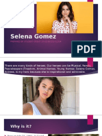 Selena Gomez: Prepared by Student Group 1M-18 Busko Alena