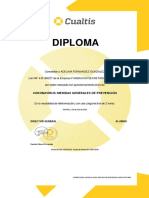 Diploma Coronavirus medidas prevención