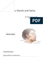 Salivary Glands and Saliva - Blokstomatognatik - 2020 PDF