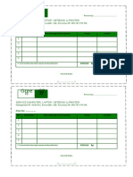 Template Nota Microsoft Word - Green Purworejo