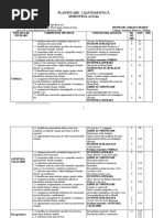 PLANIFICARE  CALENDARISTICĂ 9 II