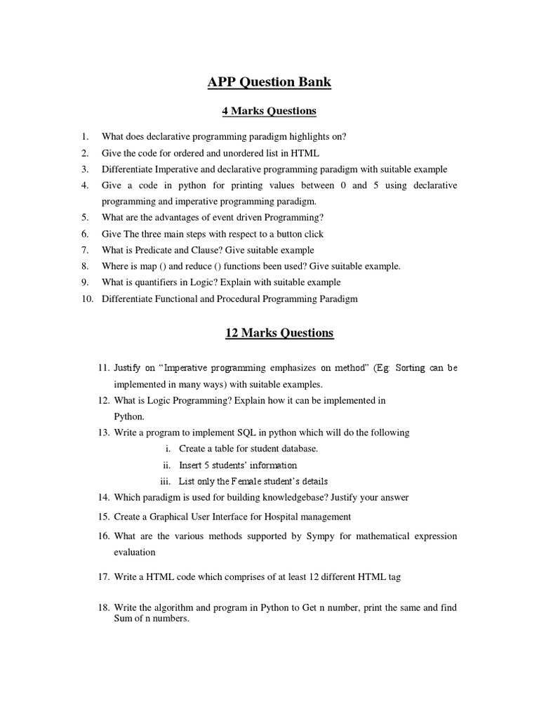 Python Declarative Programming Insights | PDF | Career & Growth