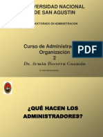 Administracion y Organizacion (Organizacion)