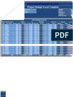 Project Budget Excel Template