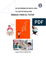 Manual Tutor Psicologia Uanl PDF
