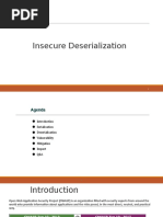 Insecure Deserialization