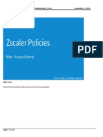 Zscaler Web Access Control Policies Student Guide