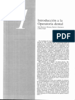 1 Introduccion A La Operatoria Dental